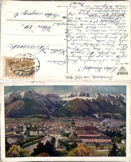 69151,Dt Schulverein 1741 Innsbruck g. Norden L. Scheiring sign.