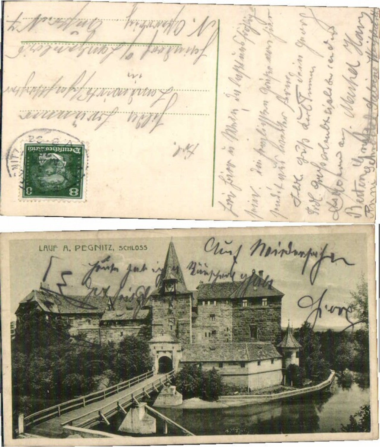 69191,Lauf a.d. Pegnitz Partie um 1920