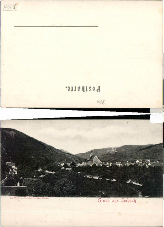 69333,Gruss aus Imbach bei Krems Senftenberg 1900