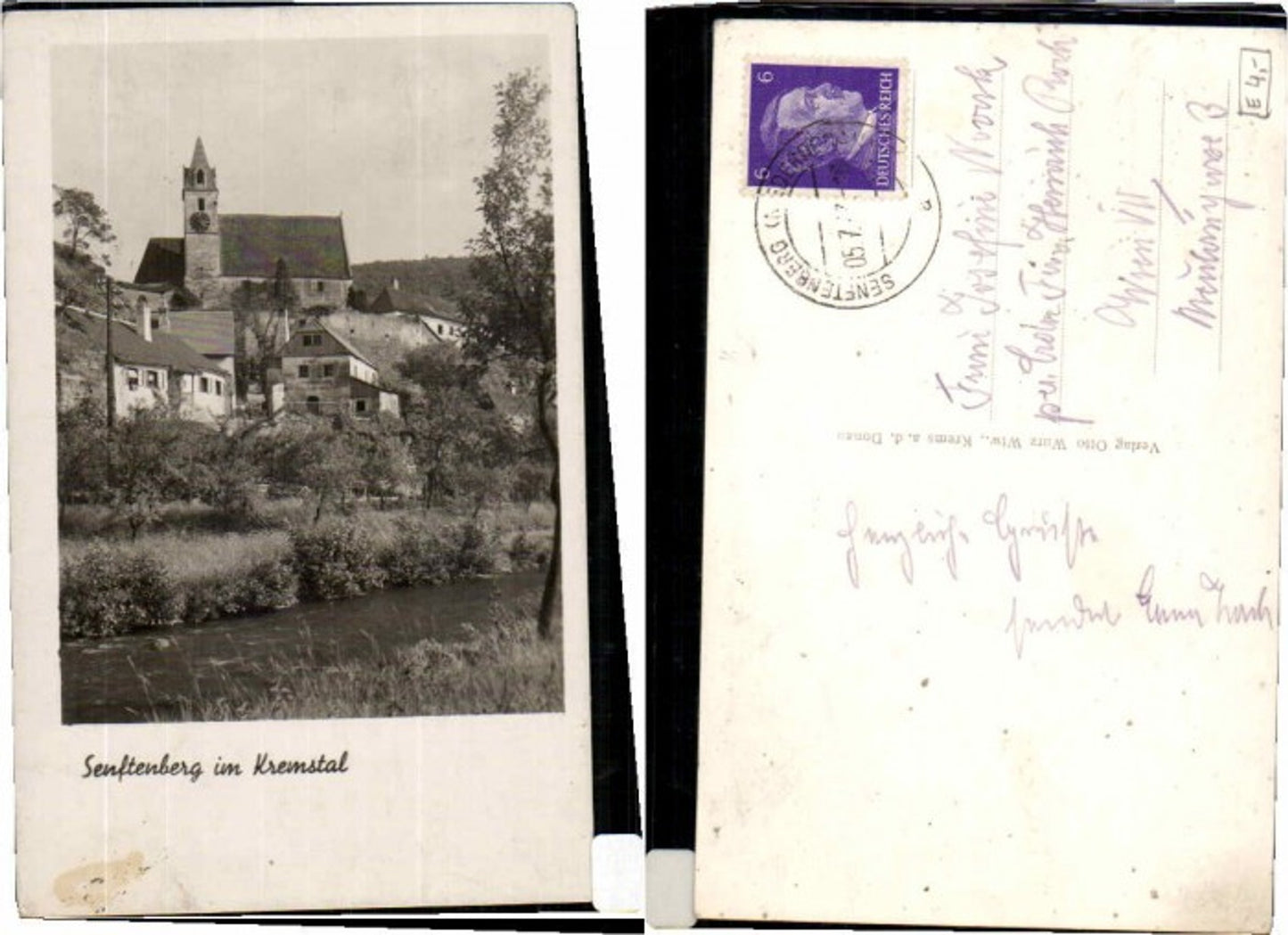 69349,Fotokarte Senftenberg bei Krems im Kremstal RAR