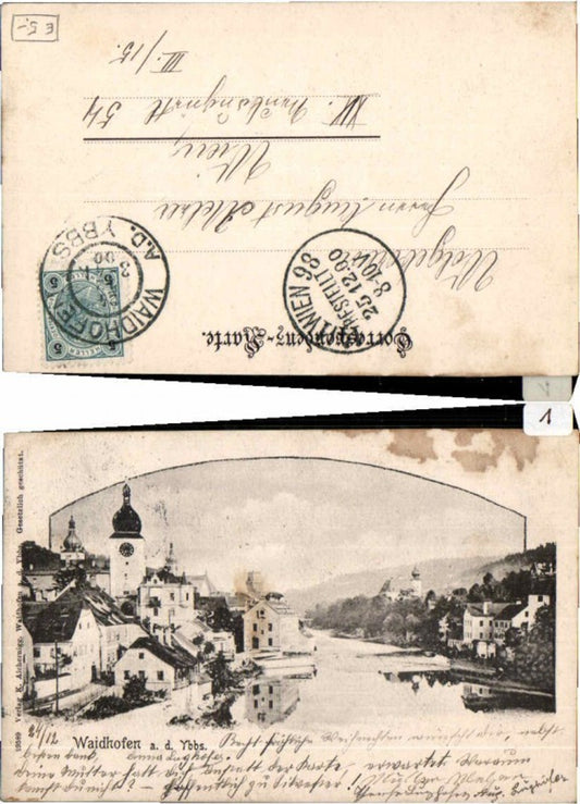 69364,Waidhofen a.d. Ybbs Partie in Zell 1900