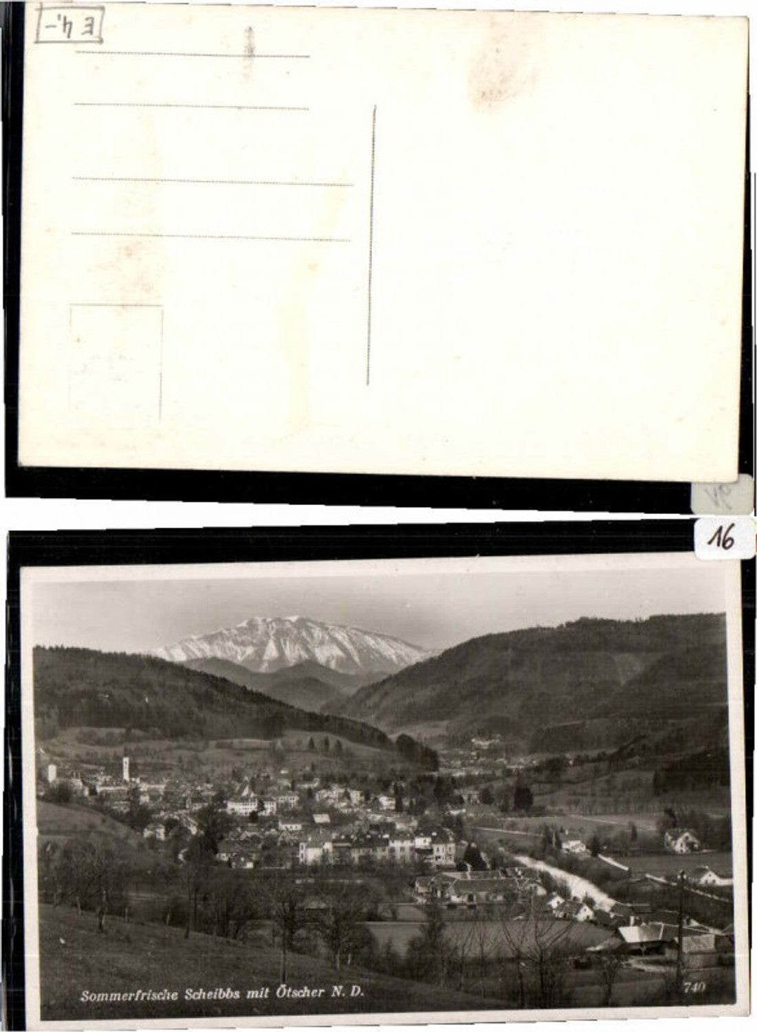 69370,Sommerfrische Scheibbs m. Ötscher 1935