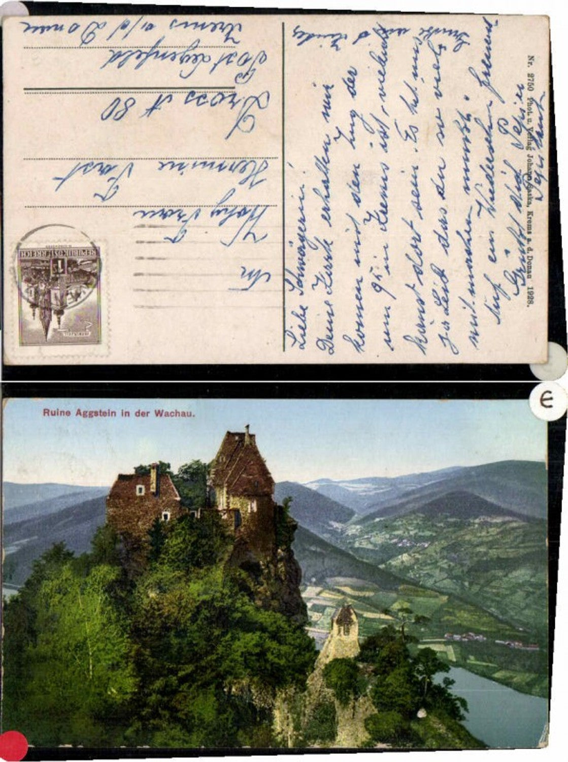 69376,Ruine Aggstein i.d.Wachau pub Saska 2750