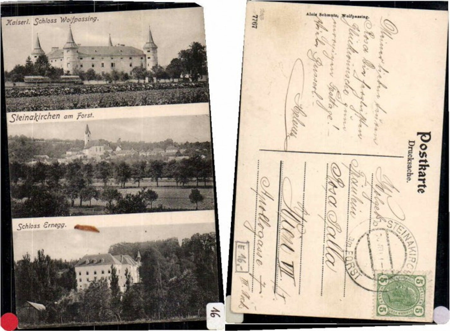 69392,Steinakirchen am Forst Ernegg Wolfpassing 1905