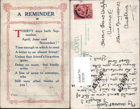370730, English poem text A Reminder