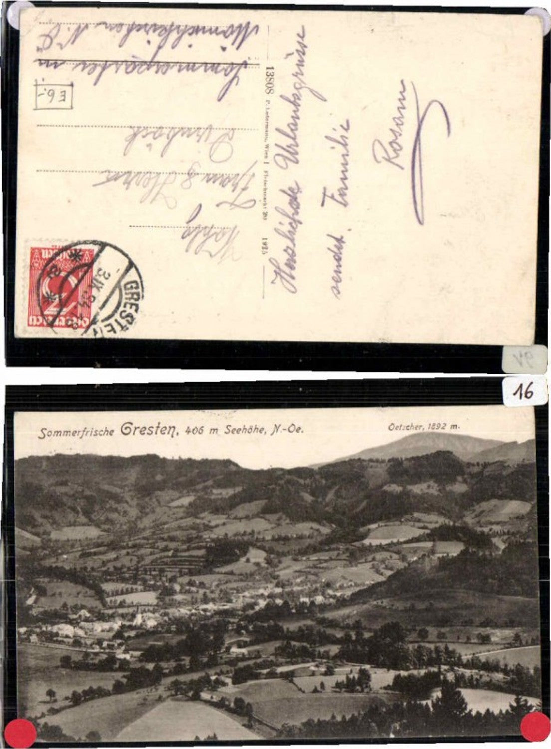 69430,Sommerfrische Gresten m.Ötscher pub Ledermann 13808