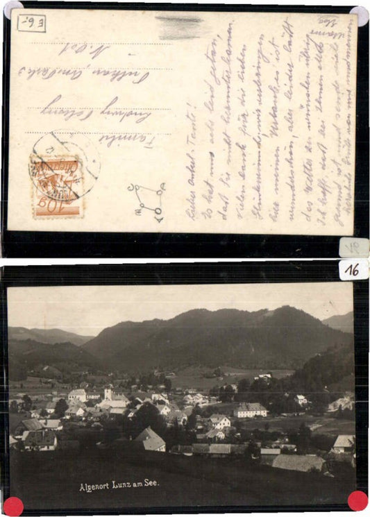 69437,FotoAK Lunz a. See 1928