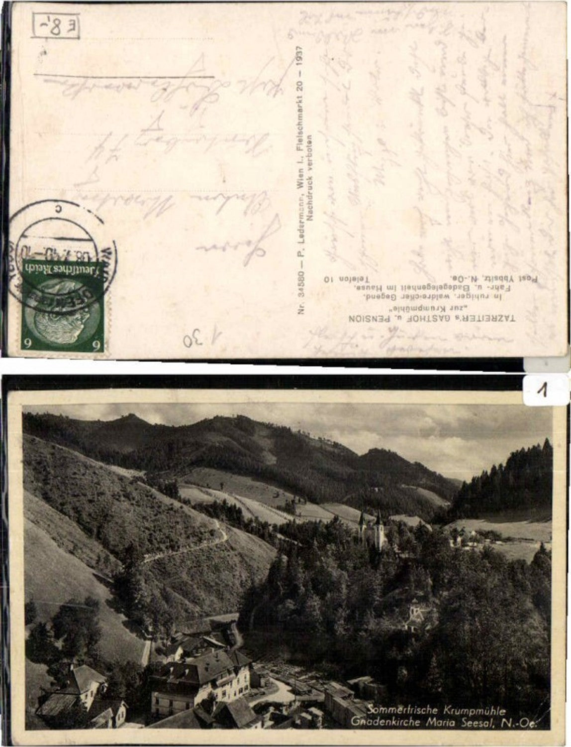 69481,Sommerfrische Krumpmühle b. Ybbsitz Maria Seesal