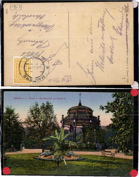 69580,Krems a.d. Donau Musikpavillon Stadtpark pub Saska 2566