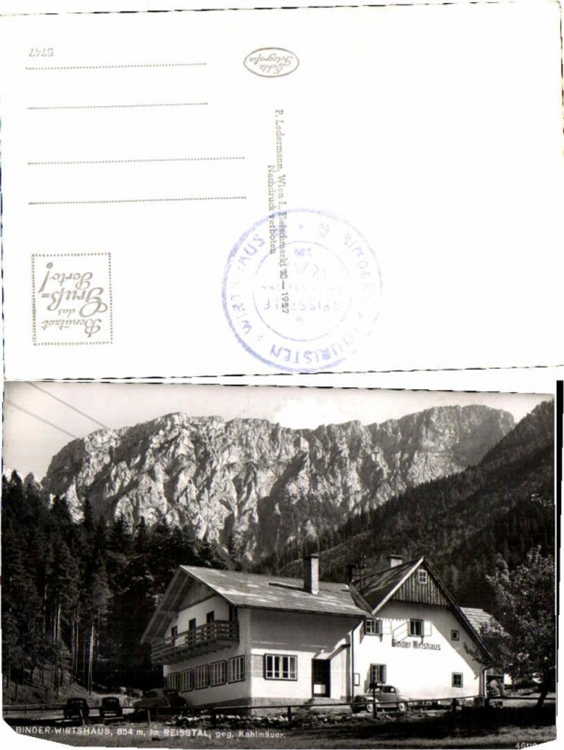 69717,Binder Wirtshaus Nasswald Reisstal Ledermann 46110