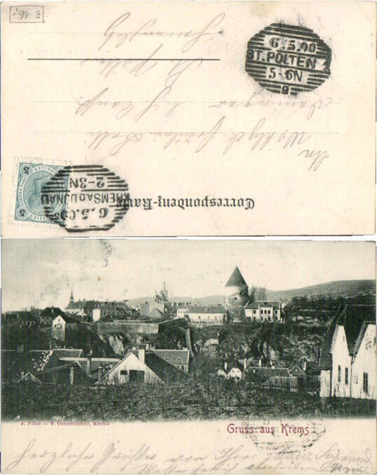 69946,Gruss aus Krems a.d. Donau 1899