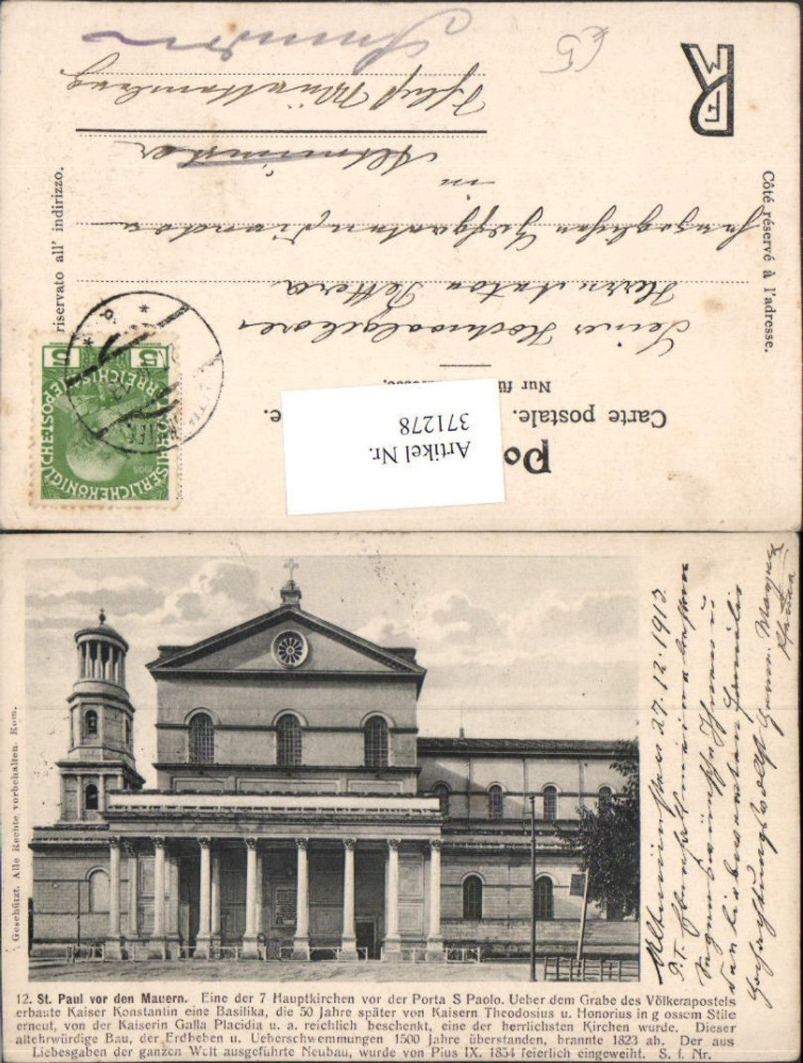 Alte Ansichtskarte – Old Postcard