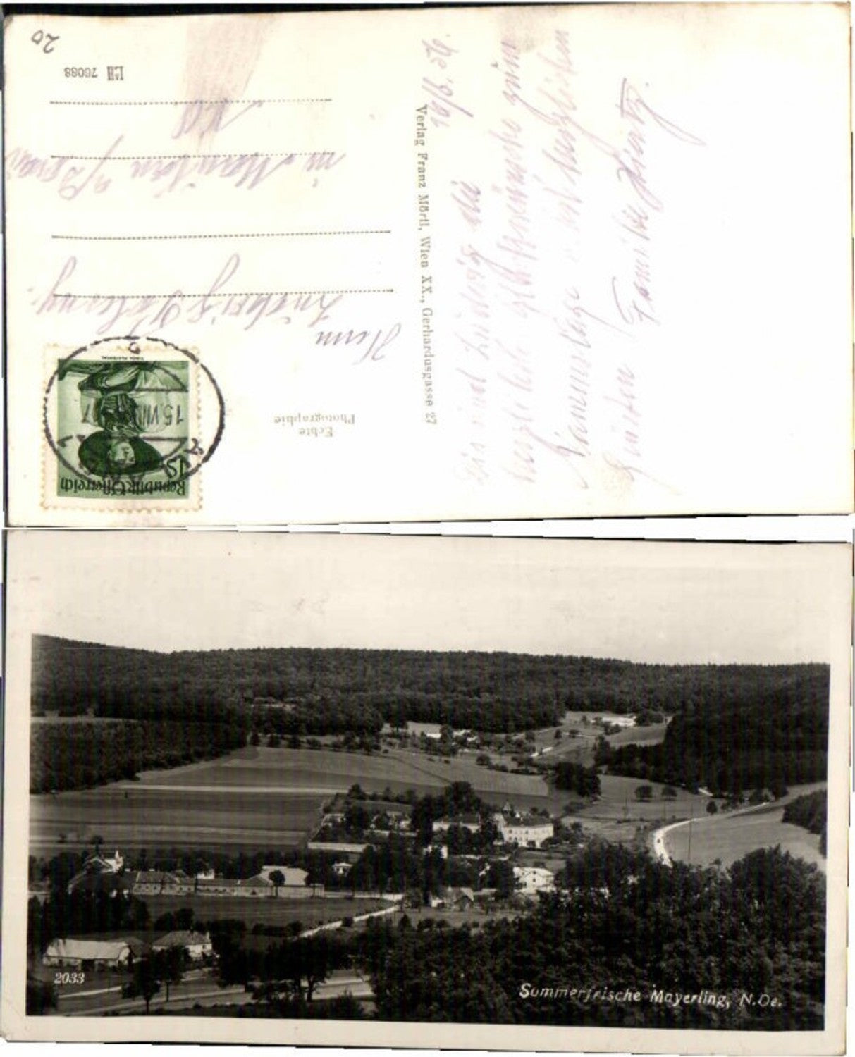 69981,Sommerfrische Mayerling b. Baden Alland