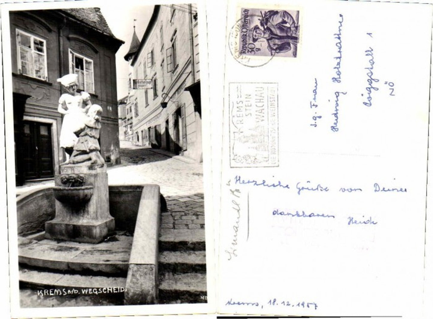 70057, Krems an der Donau Wegscheid Simandl Fountain