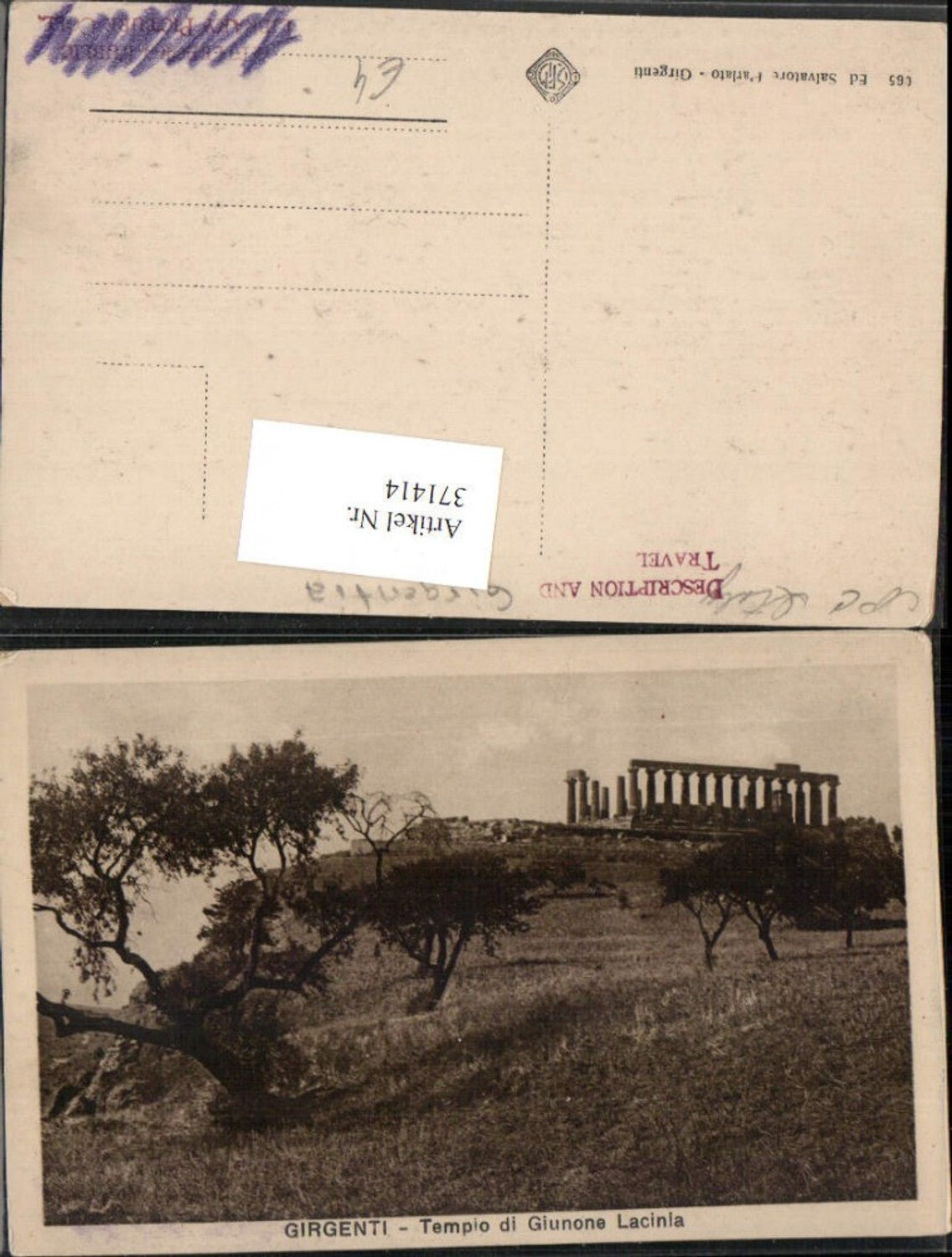 Alte Ansichtskarte – Old Postcard