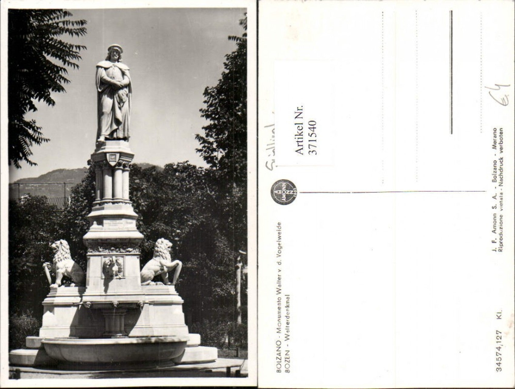 Alte Ansichtskarte – Old Postcard