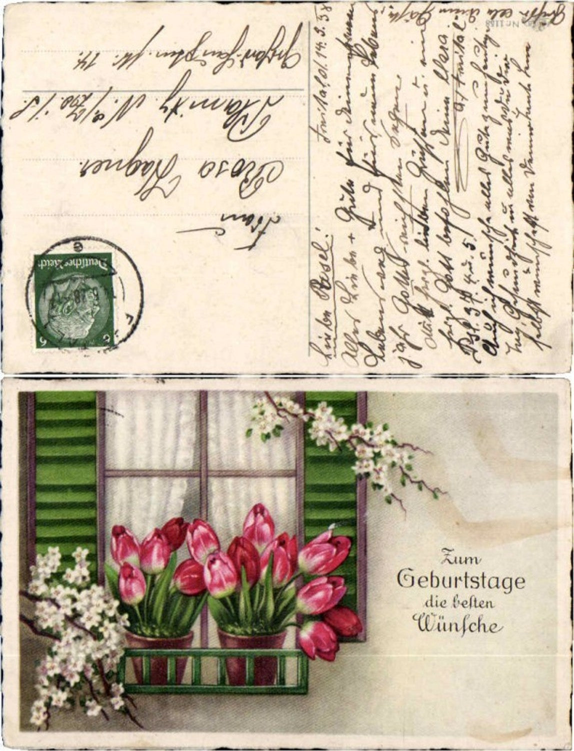 70234,Erika AK 1158 Geburtstag Rosen Blumen