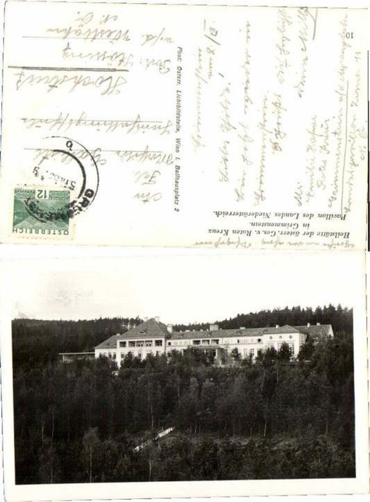 70253,Fotokarte Grimmenstein d. Roten Kreuz Payerbach