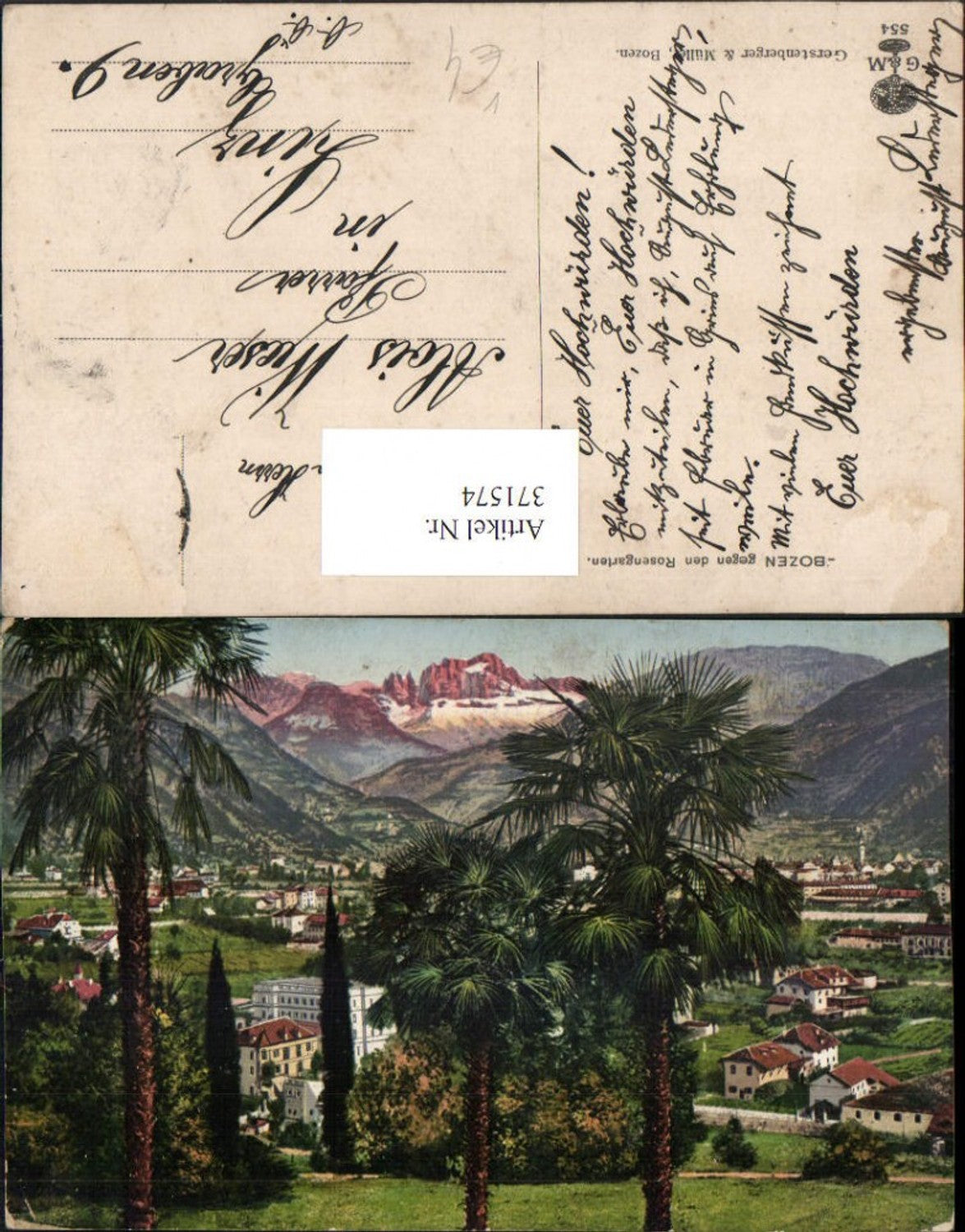 Alte Ansichtskarte – Old Postcard