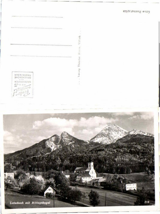 70326,Latschach b. Finkenstein m. Mittagskogel