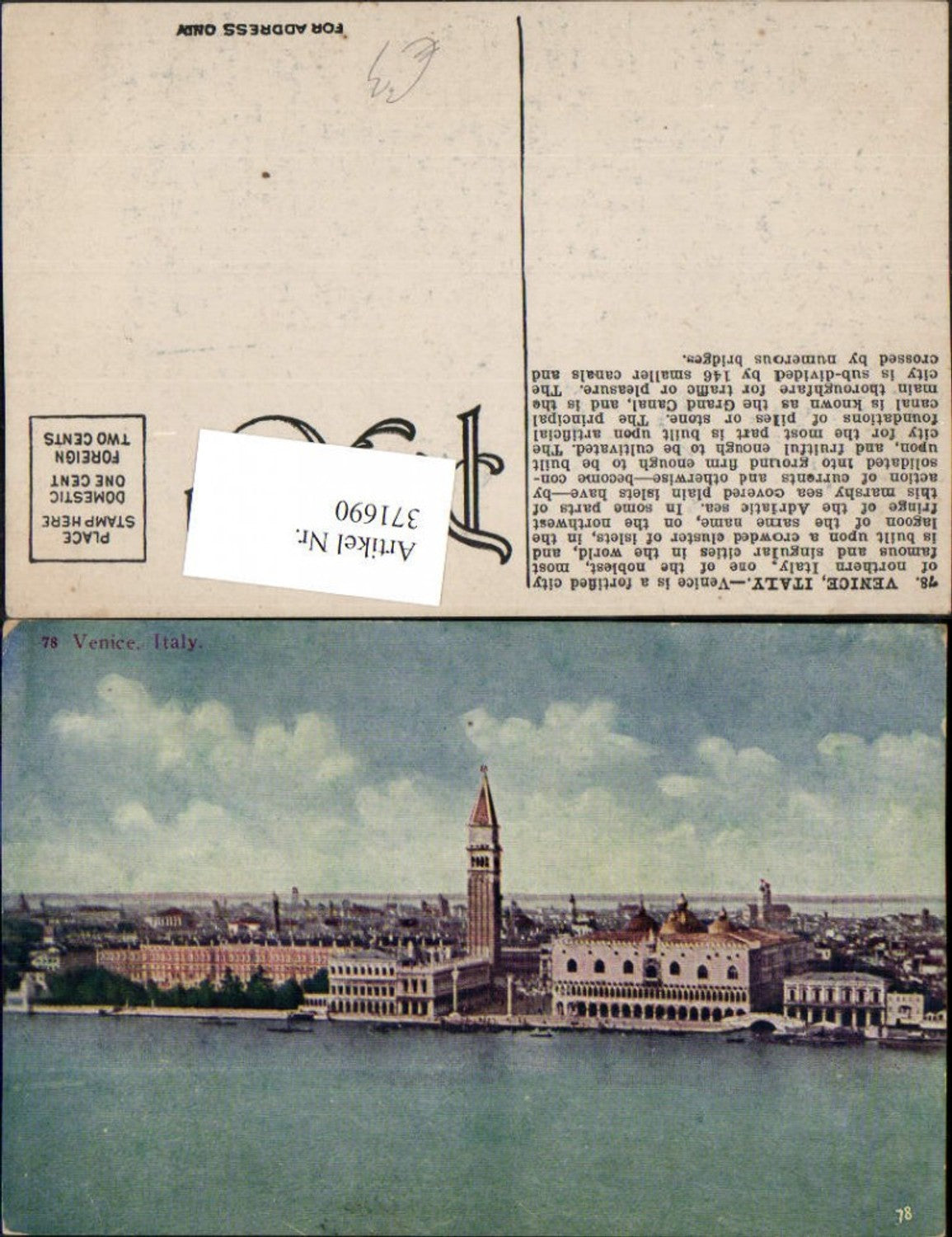 Alte Ansichtskarte – Old Postcard