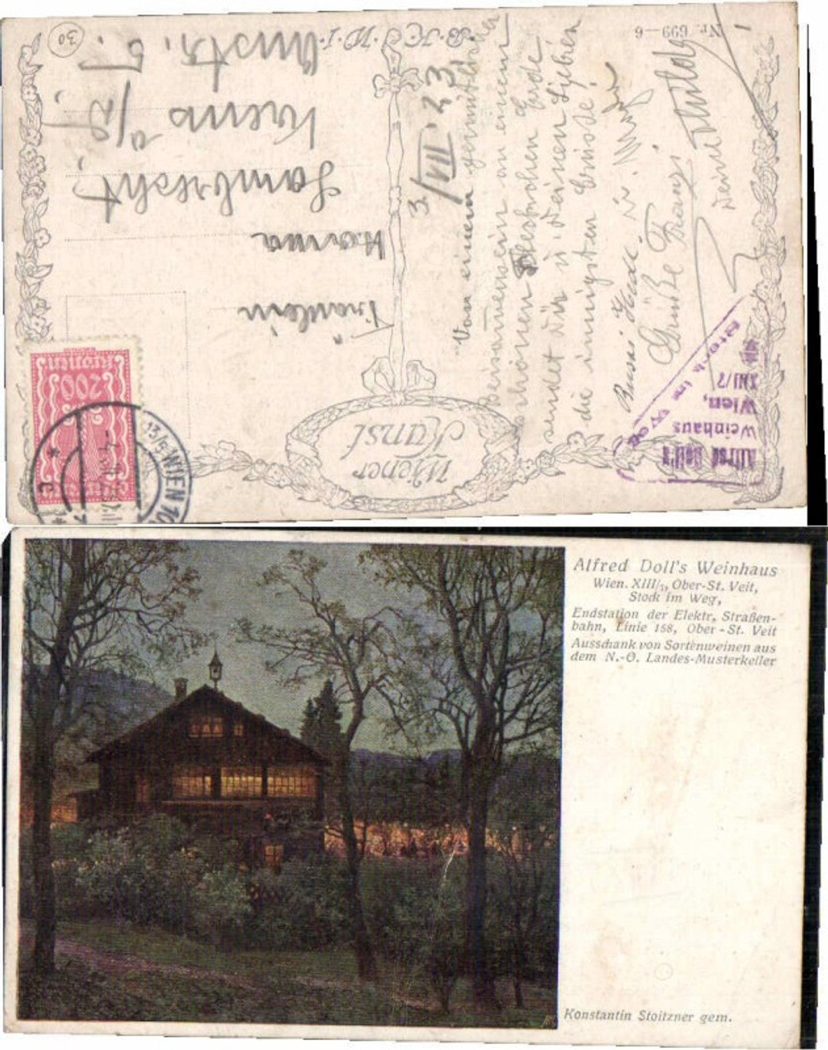 Alte Ansichtskarte – Old Postcard