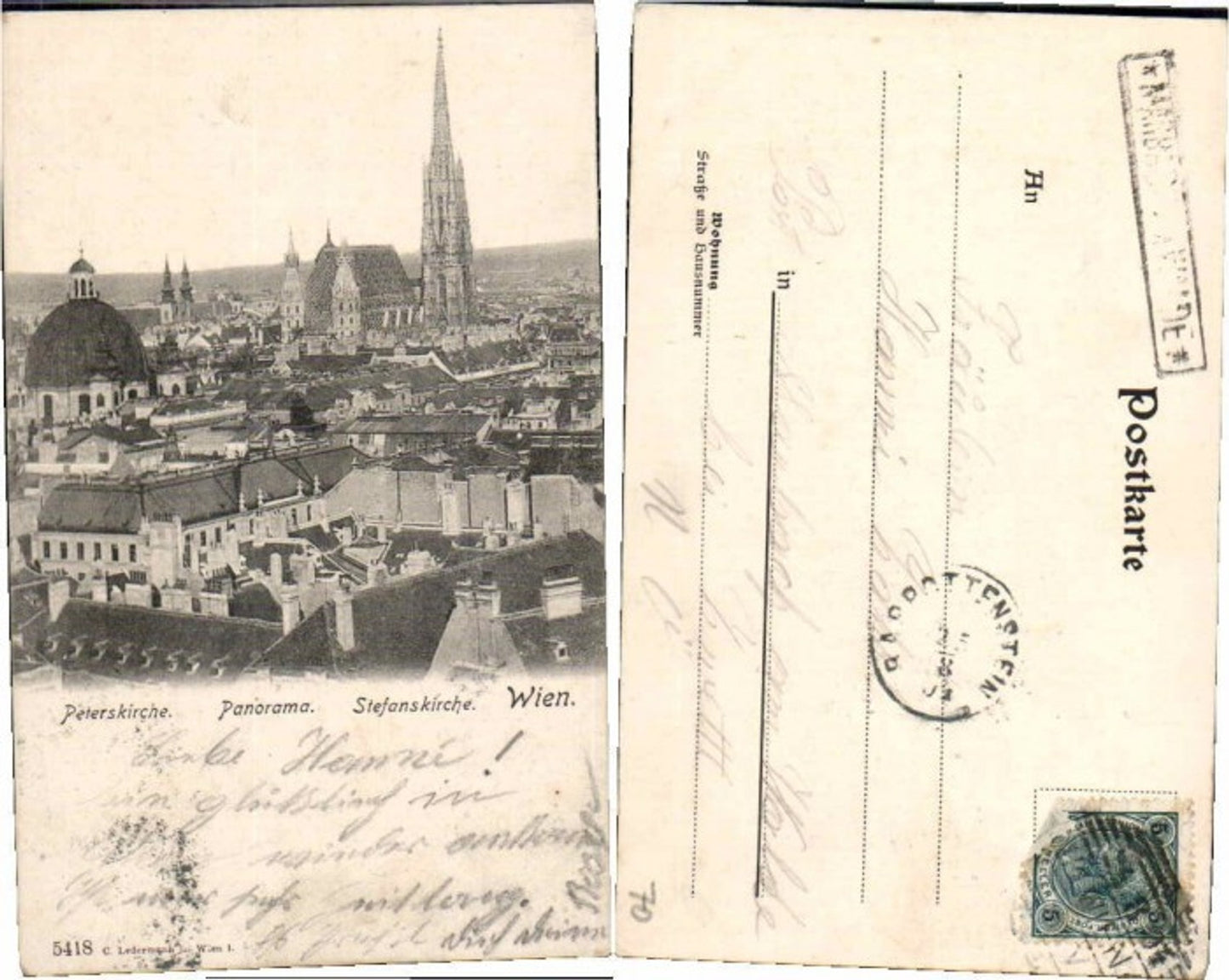 Alte Ansichtskarte – Old Postcard