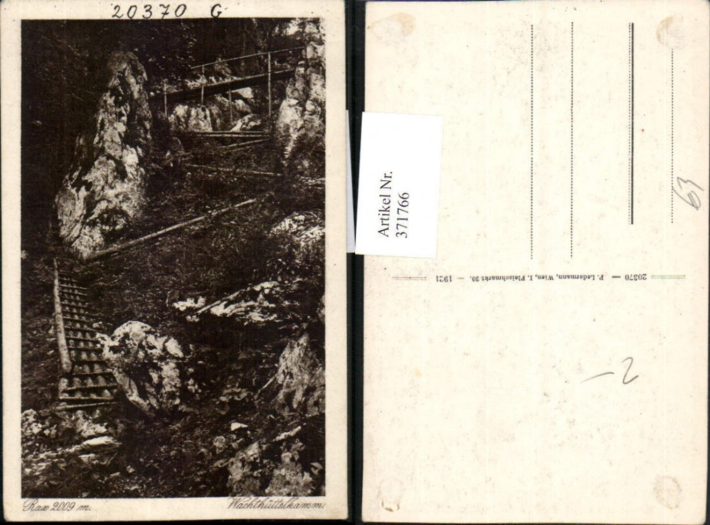 371766,Rax Wachthüttelklamm b. Reichenau Partie