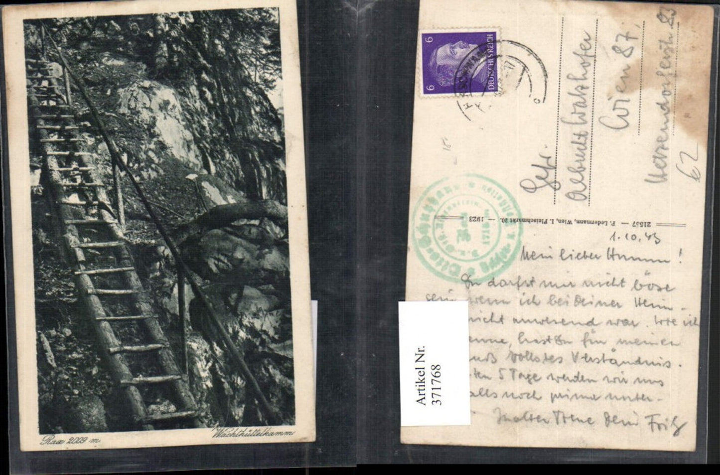 371768,Rax Wachthüttelklamm b. Reichenau Leiter