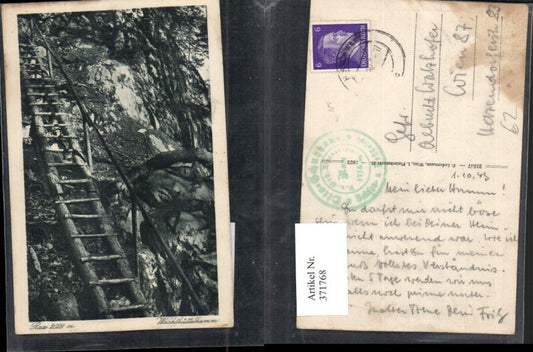 371768,Rax Wachthüttelklamm b. Reichenau Leiter