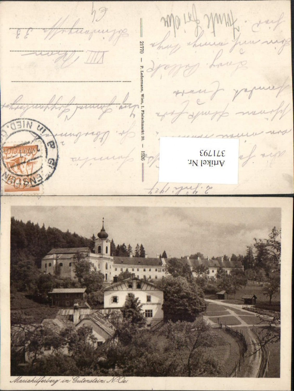 371793,Mariahilfberg in Gutenstein Kirche