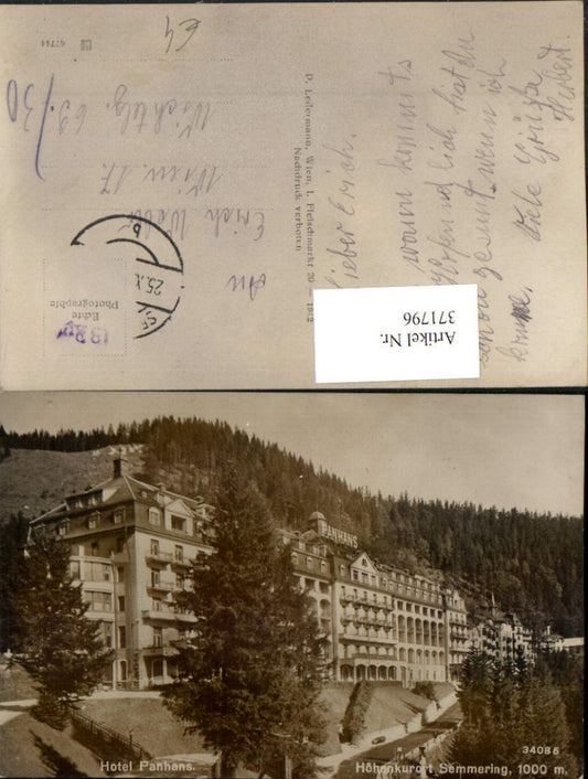 371796,Semmering Hotel Panhans