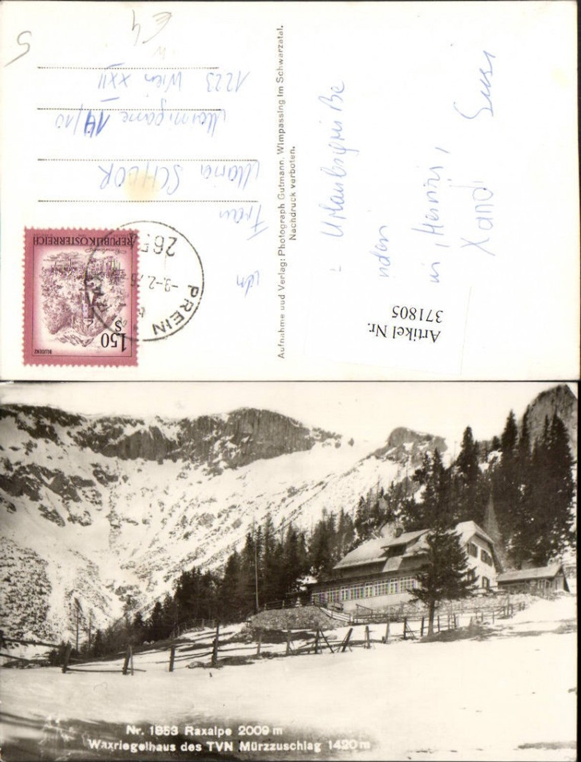 Alte Ansichtskarte – Old Postcard