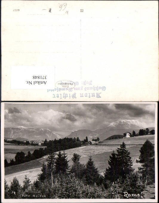 371848,Foto AK Rams b. Gloggnitz Landschaft Bergkulisse pub Foto Reitter