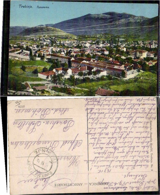 70563,Trebinje Totale COLOR 1915