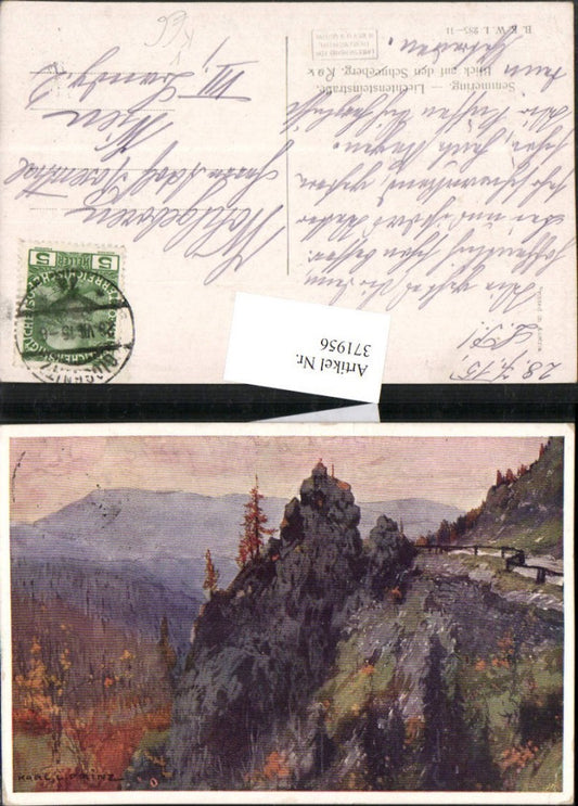 371956,Künstler AK Karl Ludwig Prinz Semmering Liechtensteinstraße pub B.K.W.I. 285/11