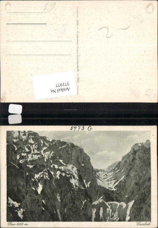 371977,Rax Gaisloch b. Reichenau Schwarzau Bergkulisse