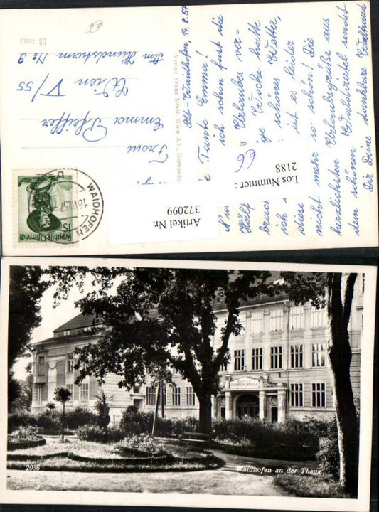 372099, Waidhofen an der Thaya, Federal Upper Secondary School, School Building