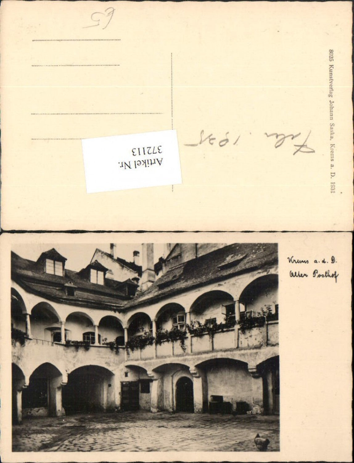 372113,Krems an d. Donau Alter Posthof Arkaden