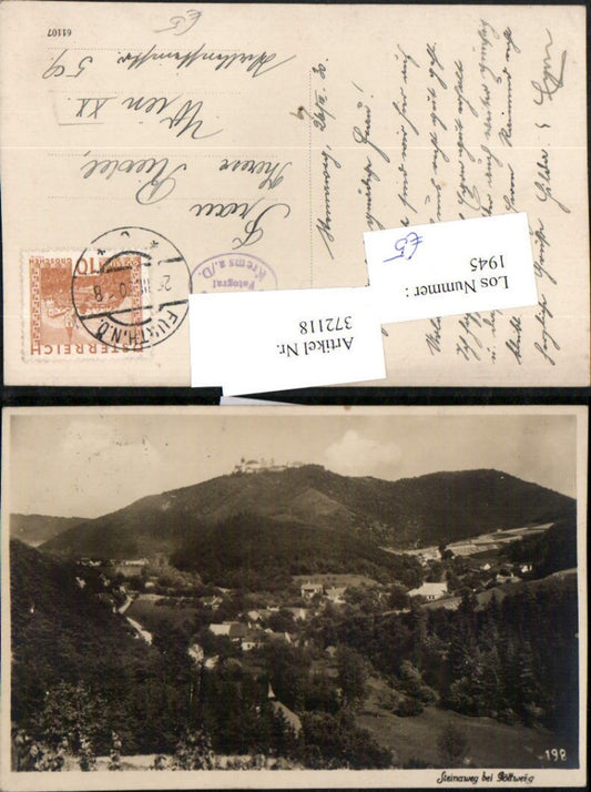 372118,Steinaweg b. Furth m. Stift Göttweig