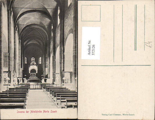 372126,Maria Laach Abteikirche Kirche Innenansicht