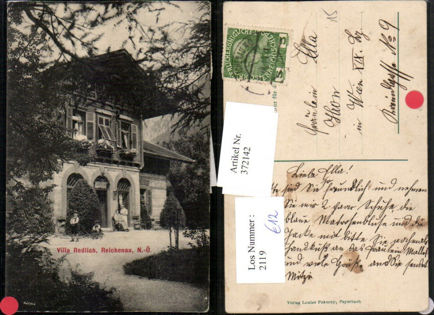 372142,Reichenau an d. Rax Villa Redlich