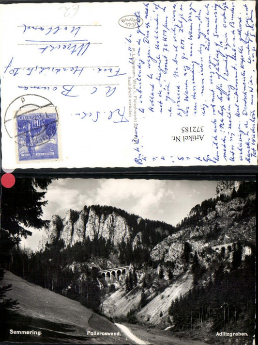372185,Semmering Polleroswand Adlitzgraben Viadukt