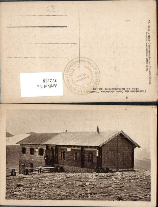 372188,Fischerhütte Berghütte am Hochschneeberg b. Puchberg