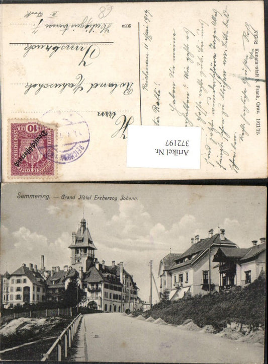 372197,Semmering Grand Hotel Erzherzog Johann