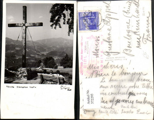 372293,Türnitz Eibelspitze Gipfelkreuz Ausblick