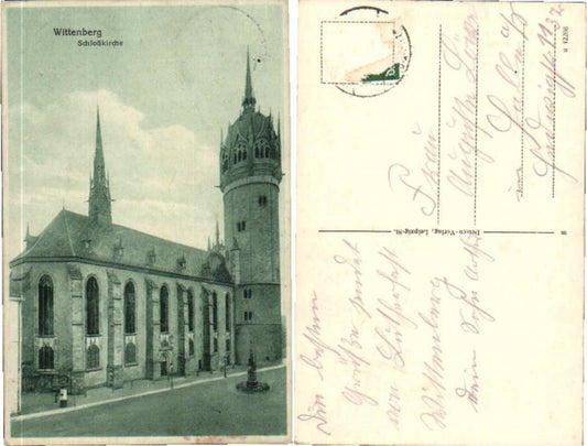 71238,Wittenberg Schlosskirche 1914