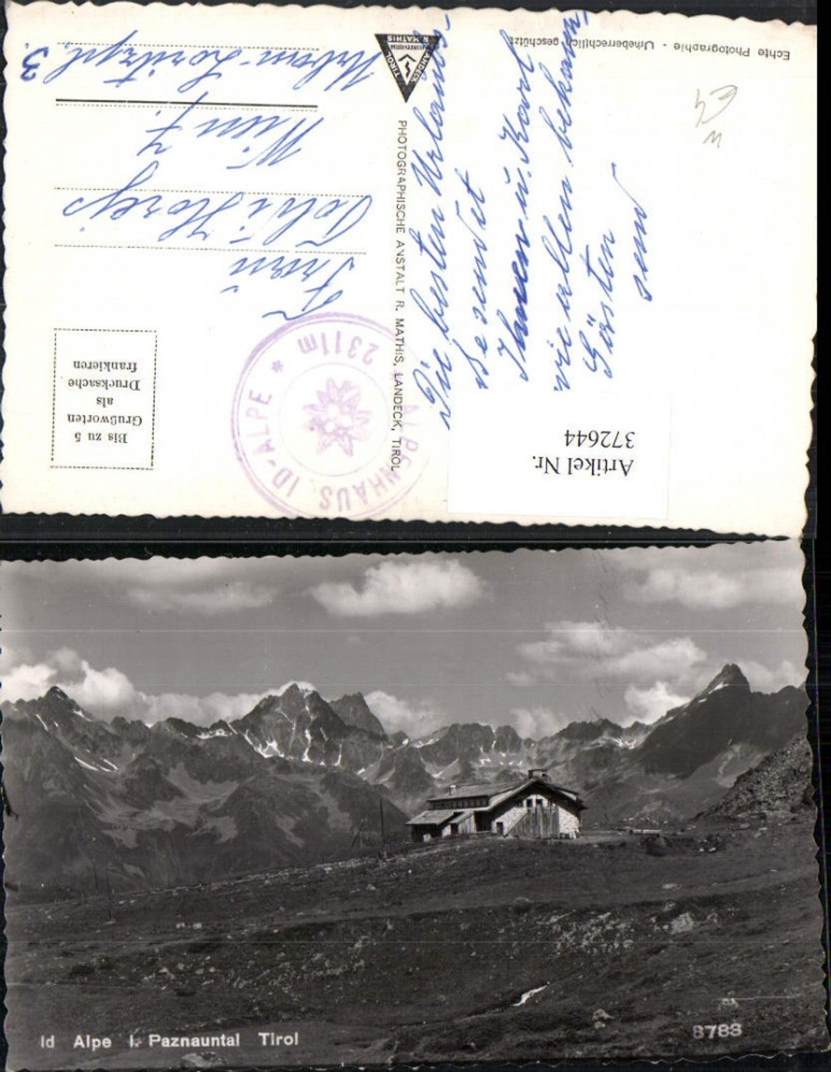 Alte Ansichtskarte – Old Postcard