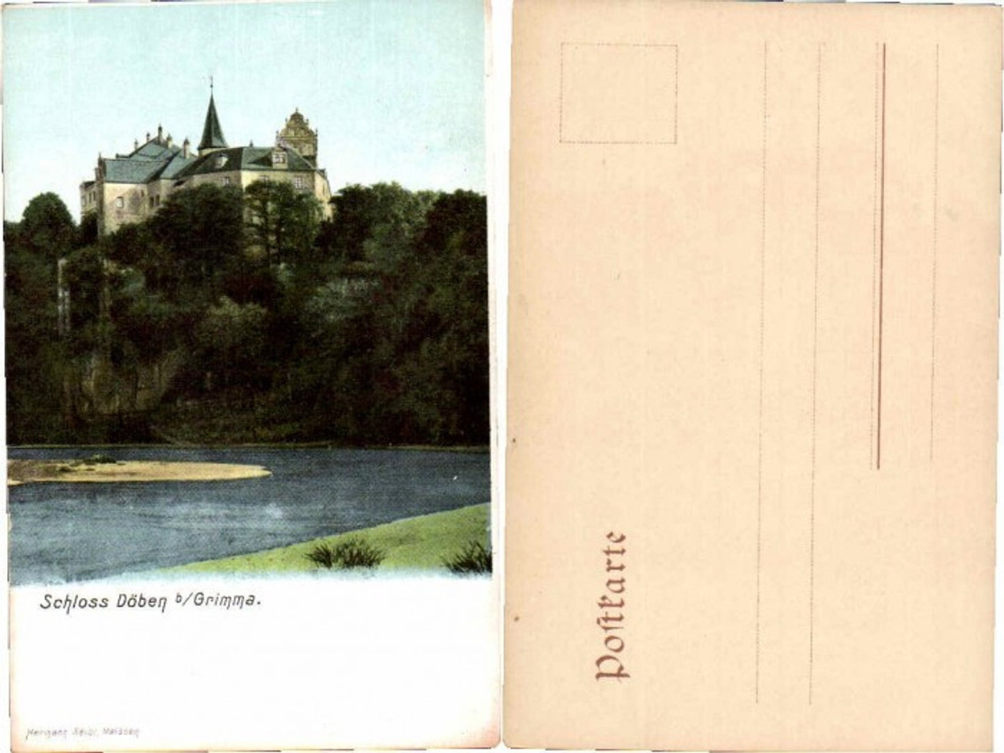 71394,Schloss Döben b. Grimma pub Seibt