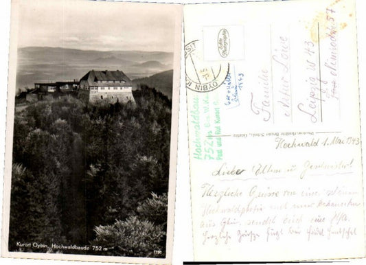 71532,Oybin Hochwaldbaude 1943